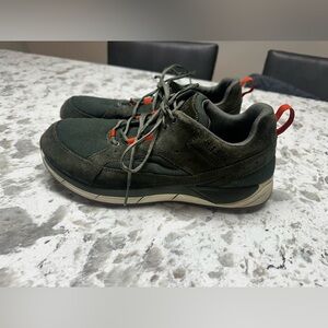 L.L. Bean Men's Forest Green Suede Mesh Comfort Fitness Walking Shoes Size 9 M